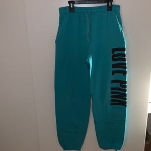 Pink Victoria’s Secret sweatpants